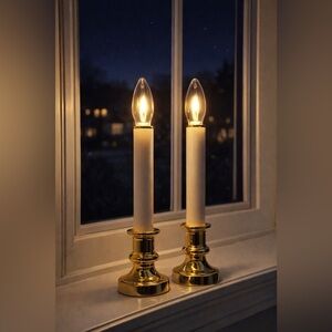 GE window candles NEW NWT battery operated 12 total 6 sets